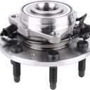 4WD Front Wheel Hub Bearing Assembly W/ABS 515096 for Chevy Sierra 1500, Avalanche, Silverado, Suburban, Tahoe, Cadillac Escalade, GMC Yukon Sierra 1500