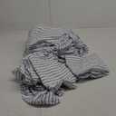 Extra Deep Queen Sheet Set - 6 Piece Breathable & Cooling Sheets - Hotel Luxury Bedding Set w/18-24 Inch Extra Deep Pockets - Easy & Secure Fit - Soft, Wrinkle Free & Comfy - Blue Stripes, Queen Size