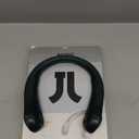 JISULIFE Portable Neck Fan, Hands Free Bladeless Fan, 5 Speeds, 4000 mAh Battery Operated Wearable Personal Fan, Twistable, Rechargeable, Gift for Women Men-Dark Green