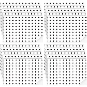 Flutesan 12 Pcs Miniature Dollhouse Wallpaper and Flooring Peel and Stick Mini DIY Self Adhesive Dollhouse Accessories 8.27 x 11.69 Inch (Diamond Shape)