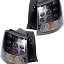 Full Set LED Turn Signal Tail Light Assembly Compatible with 2007-2013 Mitsubishi Outlander EX Left Right Rear Bumper