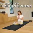 Tatago Hot Yoga Mat Non-Slip- Professional Grade Natural Rubber Yoga Mat, Pliates Mat, Stretching  Nonslip for Hot and Sweaty Classes. Includes a yoga Strap for Carrying and Stretching, 72 Inch