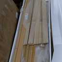 Merax Full Bedframe with Full Size Trundle and Footboard, Vintage Wooden Daybed Platform Bed with Natural Rattan Headboard, Noise-Free, No Box Spring Needed, Antique Walnut