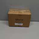 Selamica Ceramic 8 inch Rectangular Salad Plates, Dinner Plates, Pasta Dessert Plates for Appetizer, Sushi, Fruit - Microwave/oven/Dishwasher Safe, Set of 6, Vintage Blue