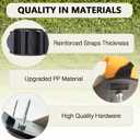 Lawn Aerator Shoes with Adjustable Straps - for Lawn Aeration or as Screed Shoes - Lawn Aerator Shoes as Perfect Aerator Lawn Tool - Medium