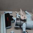 Roomie Tec Corded Stick Vacuum Cleaner - 450W, Lightweight 2 in 1 Handheld with Powerful Suction, Bagless HEPA Filter, Large Dust Capacity, 20ft Cable - Ideal for Floors, Dorm Room, & Home Cleaning (Cyan)