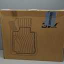 3W Floor Mats & Cargo Liner for Acura MDX 2022-2024 2025, TPE Custom Fit Floor Liner & Trunk Mats & Backrest Mat, All Weather Acura MDX Accessories Car Mats 1st, 2nd and 3rd Row, Black