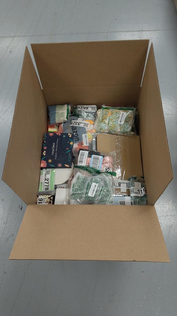 Box of Mixed Items, Retail is Estimated