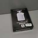 Heated Shower Mirror Fogless for Shaving, 3 Colors Stepless Dimmable Lights Fogless Mirror for Shower, Rechargeable Anti Fog Shaving Mirror for Shower with Razor Holder, Light Memory Function, White