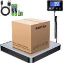 Shipping Scale, 440lb/0.5oz High Accuracy Digital Scale for Packages with Hold, Tare Function, Postal Scale for Small Business, Luggage, Home Use (Battery & Charging Cable Include)