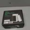 Wyze Battery Cam Pro with Solar Panel, 2K HDR Rechargeable Battery Outdoor/Indoor Security Camera Wireless, Color Night Vision, Integrated Spotlight & Siren, 2-Way Audio, Water Resistant, White