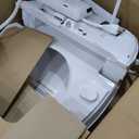 Bio Bidet USPA PRO Modern Bidet Seat, Warm Water, Heated Seat & Dryer, Remote Control, Round