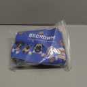 BECROWM Waterproof Dog Boots, Dog Paw Protector for Small Medium Dogs, Adjustable Dog Boots Pet Shoes for Outdoor Walking Soft Dog Shoes Pets Paws Protector (Black, S)