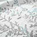 Lush Decor Aprile Reversible Floral Quilt Queen Size 3 Piece Set Full/Queen, Blue & Gray - Bedding Set - Floral Quilt - Cottage Bedroom Dcor