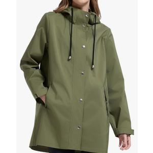 Orolay CHIIONE Lightweight Rain Jacket Women Waterproof Raincoats Packable Hooded Windbreaker Rain Jacket For Travel Outdoor, Size M