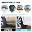 Mud Flaps Compatible with 2025 Volvo XC40 Accessories 2019-2024 Splash Guards All Weather Fender Guard Mudguards Sediment Protection No Need to Drill Holes