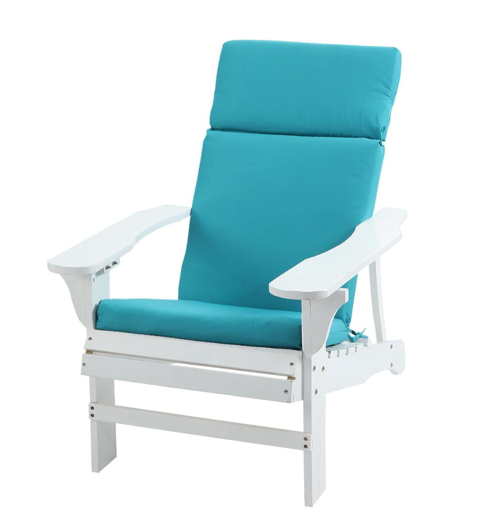 Chair High Density Foam Cushions,High Back Outdoor Rocking Chair Cushion Dark Blue