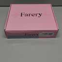 Farery Thermal Brush Set 3 in 1, Ceramic Curling Wand & Hot Brush with 9 Temperatures. 3 Interchangeable Travel Curling Irons for Short, Medium & Long Hair (1.25'', 1.5'' & 1.75'' Barrels)