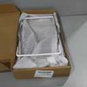 Cabilock Stainless Steel Expandable Bathtub Tray, Chrome Polished Telescopic Bath Tub Shelf, Bathroom Organizer for Soap, Shampoo, Phone and Sundries (24.8" x 7.9" x 1.6", Silver)