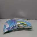 ShinyRelief 2 Pack 50'' Giant Inflatable Tube Pool Float with Cup Holder Vintage Stripe Large Pool Float Donut Adult Swim Rings Round Beach floaties for Summer Swimming Party, Yellow Green Blue