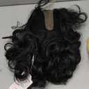 WIGNEE Short Curly Bob Wig - Body Wave Side Part Synthetic Wig for Black Women - Glueless, Wear and Go - Beginner Friendly (10" - Black)