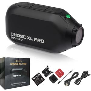 DRIFT Ghost XL PRO Sport Action Camera 4K Sport WiFi IPX7 Waterproof Wearable Live Stream Vlog Motorcycle Bicycle Helmet Cam