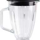 Replacement parts Glass Jar with lid, Compatible with Hamilton Beach Blenders (6cups)