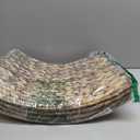 CENBOSS Rattan Christmas Tree Collar, Wicker Tree Skirt & Stand Base Cover (Black Wash, 24 inch)