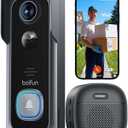 BOIFUN 5MP Video Doorbell Camera Wireless Sharper Than 2K, No Subscription, 166 Wide View, HDR Night Vision, Smart Human Detection, Two-Way Audio & Battery Doorbell with Chime, 2.4 GHz Wi-Fi Only