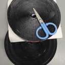 Navona 30Ft x 1 Inch Hook and Loop Strips with Adhesive, Double Rolls of Heavy Duty Self Adhesive Tape with Backing, Nylon Self Adhesive Tape for Home Office School and Crafting,Black