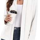 Womens Blazers Dressy Notched Lapel 2025 Work Office Casual Long Sleeve Open Front Blazer Jacket
