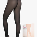 NOLUNT Women Fleece Lined Tights,Fake Translucent Warm Pantyhose Leggings Fleece Lined Thermal Tights for Women in Winter., No Size