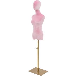 Adult Female Mannequin Dress Form Torso with Base Adjustable Height Detachable Manikin Body Store Display Model for Dress Jewelry Display (Pink, A) Adult Female Mannequin Dress Form Torso with Base Adjustable Height Detachable Manikin Body Store Display Model for Dress Jewelry Display (Pink, A)
