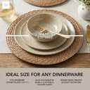 ChargeIt by Jay Ch, Charge it by Jay Harvest Round Rattan Charger Plate - Set of 4, brown