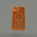 TOCOL Magnetic for iPhone 14 Case, Upgraded Full Camera Protection, Compatible with Magsafe, 15FT Drop Protection, Translucent Matte Back Phone Cover 6.1 inch (Orange)