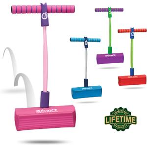 New Bounce Pogo Stick for Toddlers - Foam Jumper for Age 3,4,5,6,7,8 - Outdoor Jumping Toys - Birthday Gift for Toddler Girls and Boys (Pink)