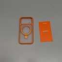 TORRAS for iPhone 17 Pro Case with Stand, Fit for MagSafe, 4X Military Drop Protection, Camera Control Button, Slim Soft Edge Phone Case for iPhone 17 Pro, Translucent Matte Cover 6.3", Bright Orange