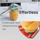 Jar Opener for Weak Hand & Seniors with Arthritis BY HPBIZ With Wine&Bottale Opener (RED)