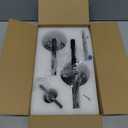 Double Side Gate Latch, Adjustable Heavy Duty Swinging Door Latch Gate Hardware for Right Inswing Outdoor Fence, Wooden Gates, Pool Gate, Backyard, Garden