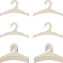 20 Packs Wooden Baby Hangers for Clothes, 9 Inch Wood Newborn Baby Girl Boy Hangers for Nursery Cute Kids Toddlers Children Infant Hanger for Baby Shower Crate Closet Clothing Storage