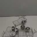 LEVERLOC 2 Pack Corner-adaptive Suction Cup Shower Caddies, Drill-Free Wall Mounted Basket, Stainless Steel Rustproof Corner Shower Shelf, Large Capacity Removable Suction Cup Bathroom Organizer, Gray