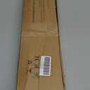 KAMANINA Black Curtain Rod 32 to 58 inch(2.6-4.8ft), 1 inch Adjustable Single Curtain Rods for Windows 28 to 48 inch, Decorative Drapery Rod with Twisted Cage Finials