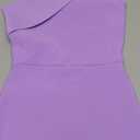 Maketina Womens Sexy One Shoulder Bodycon Bandage Dress Mermaid Cocktail Midi Dresses Trendy 2025 M