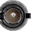 Winco 64oz Insulated Beverage Server, Push Button, Black Swirl