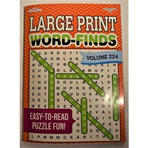 6 x Kappa Publication 3842 Large Print Word-Finds Assorted Volumes, Multi