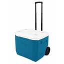 Coleman 60qt Rolling Cooler with Wheels, Insulated Portable Wheeled Chiller with Ice Retention, Made in USA