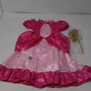 Girls Dress Cosplay Costume for Toddler Kids, Pink Birthday Party Halloween Carnival Stage Outfit 4-6 Y