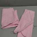 American Soft Linen 100% Cotton Hair Towels for Women, Head Towel Cap, Cotton Hair Turban Towel Wrap for Long Curly Anti Frizz Hair, Soft and Absorbent Cotton Hair Towels 2 Pack, Pink