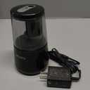 JARLINK Electric Pencil Sharpener, Heavy-Duty Helical Blade to Fast Sharpen, Auto Stop for No.2/Colored Pencils(6-8mm), AC Adapter/Battery Operated in School Classroom/Office/Home (Black)