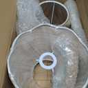 Natural Rattan Wall Sconces Set of 2, Boho Hand-Woven Wall Mounted Light Fixture Decor with Rattan Lampshade Sconces for Home Bedroom Living Room Hallway Kitchen Stairs(Gold)